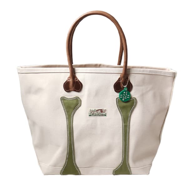 [M] 캐피탈 본 토트백 카키