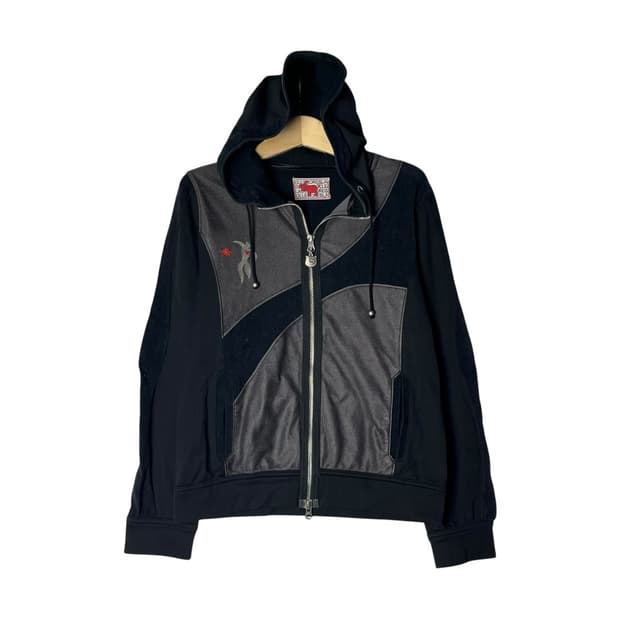 [Alberobello] 알베로벨로 코듀로이 배색 후드집업