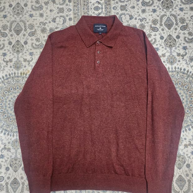 (새상품) 젠틀맨 컨셉 캐시미어혼방 카라티 110