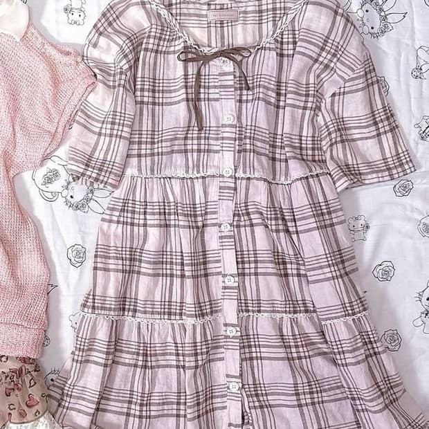 딸기초코 반팔 셔츠 라떼갸루 히메카지