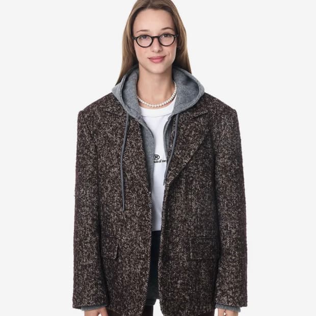 grove - KIDO HERRINGBONE JACKET