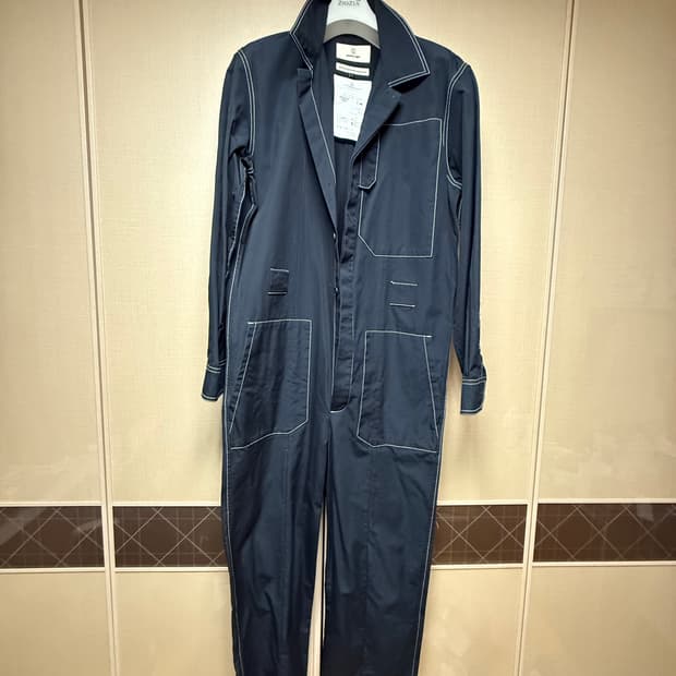 이얼즈어고 점프수트  네이비 L사이즈 