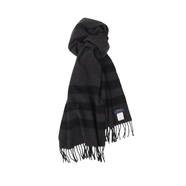 폴로 랄프로렌 포니 스트라이프 램스울 머플러