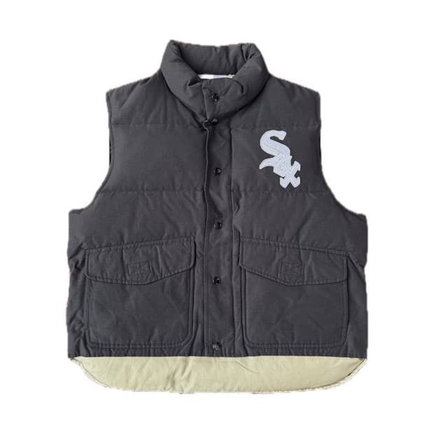 90s MLB Chicago white sox down vest