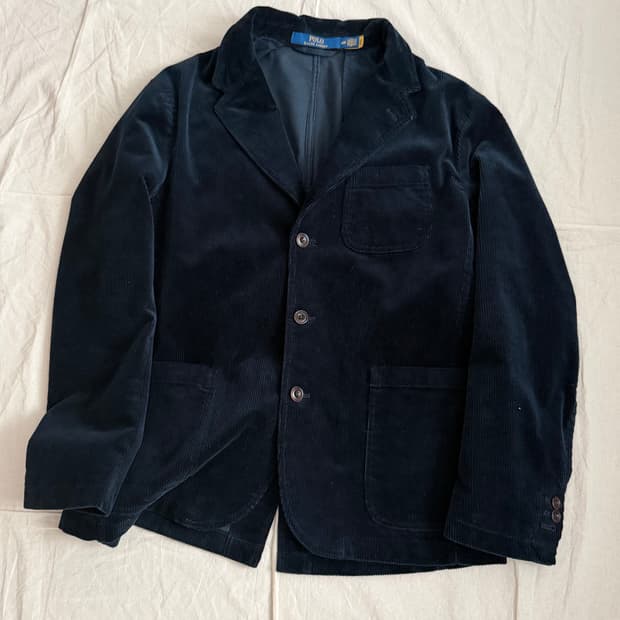 폴로 랄프로렌 네이비 코듀로이 스포츠 자켓