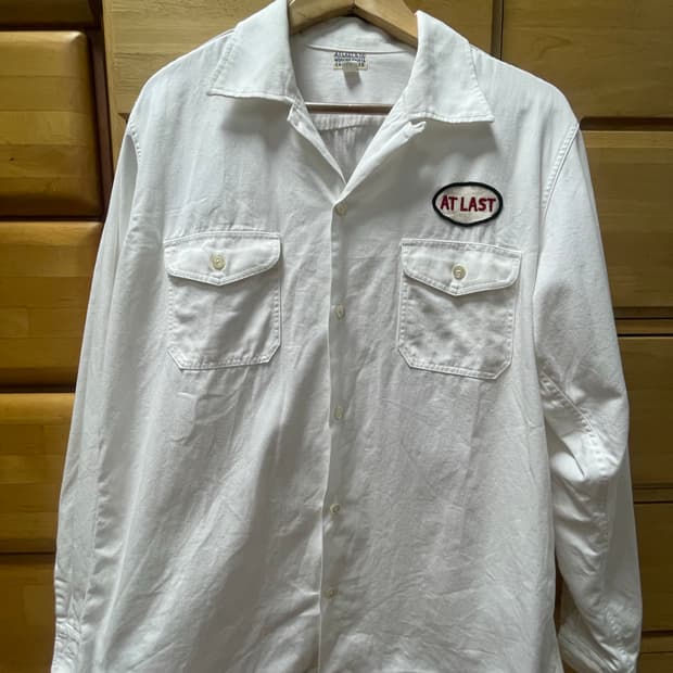 타임원클로딩 엣라코 로고 패치워크 셔츠 16사이즈