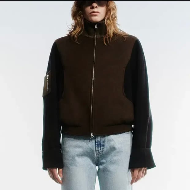 오픈프로덕트 봄버자켓 (윈터착용)