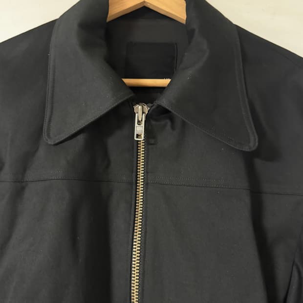 라드 뮤지션 빅 칼라 블랙 집업 자켓 46