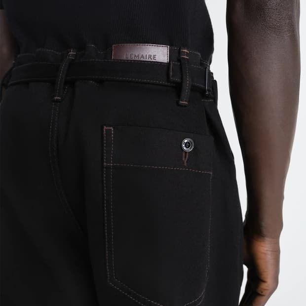 [44,46,48,50]르메르 26ss 맥시 워크웨어 데님 팬츠/블랙