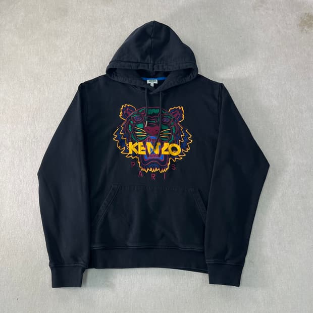 95 겐조 타이거 빅로고 후드티