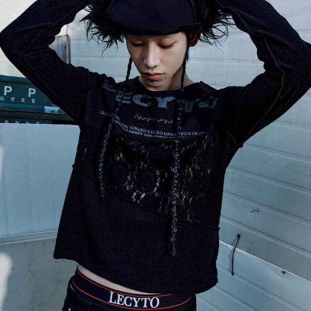 Lecyto Lettering Mix Long Sleeve