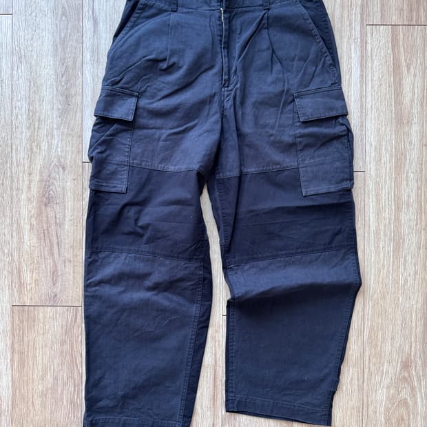 함오피스 패치워크 카고팬츠 네이비 / 1