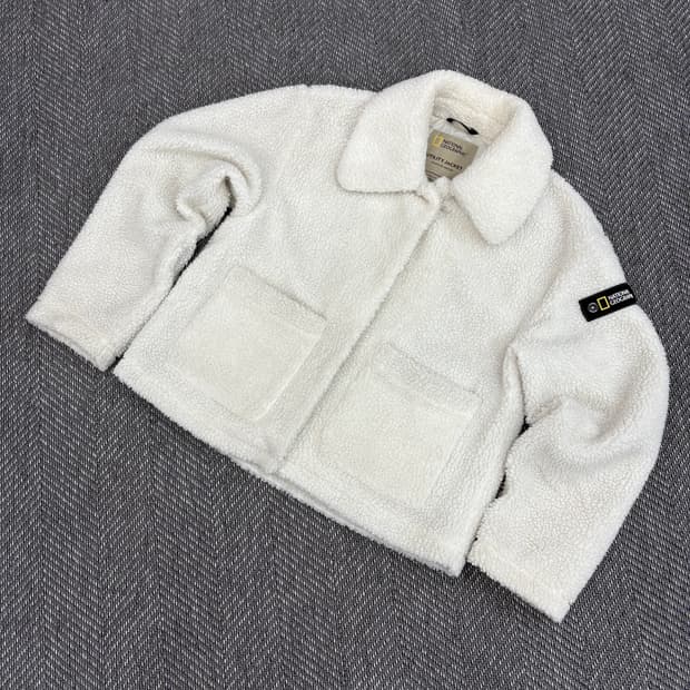 네셔널지오그래피 양털자켓m