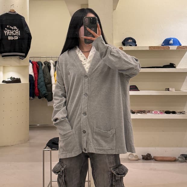 폴로 랄프로렌 포니 가디건 그레이 U865