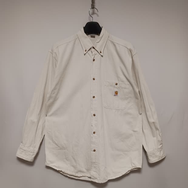칼하트 베이지. 롱슬리브리스 워크셔츠