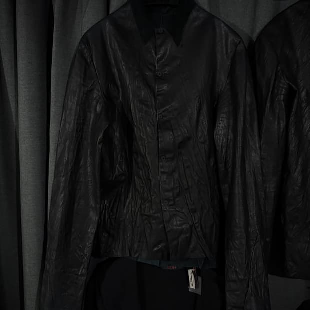 m.a+ 09SS Crinkled Lambskin