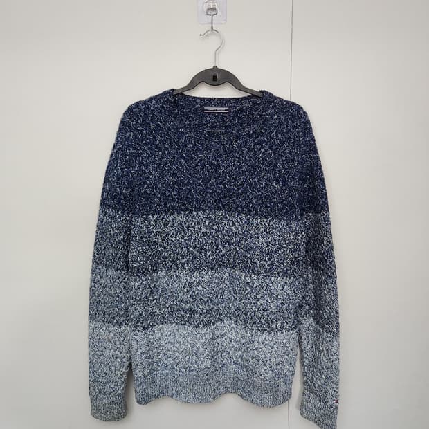 티미힐피거 투톤니트 꽈배기니트 95