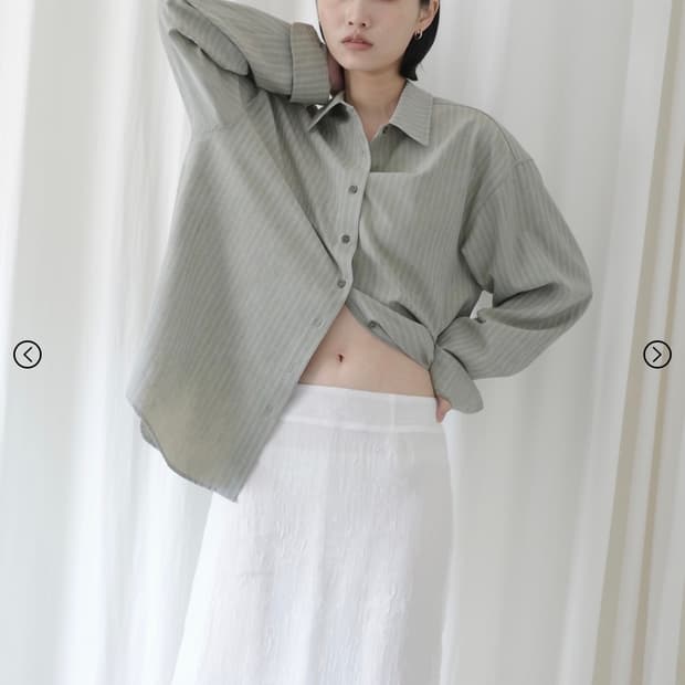 휘 hwi TERRACE SHIRTS(ASH GREE)