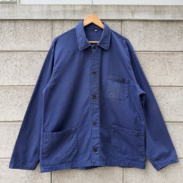 70s EURO MILITARY GREY BLUE 유로 밀리터리 워크자켓
