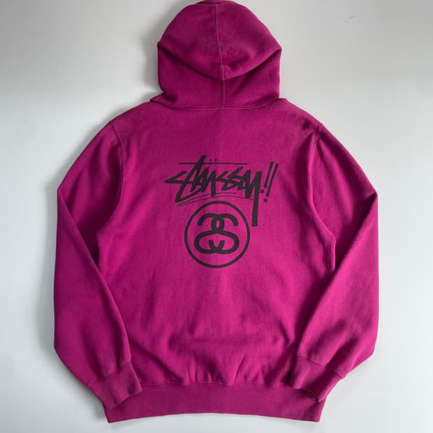 Stussy  스투시 00,s 프린팅 후드집업