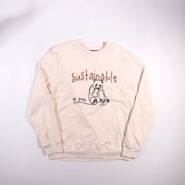 에비수 로고 맨투맨 B527