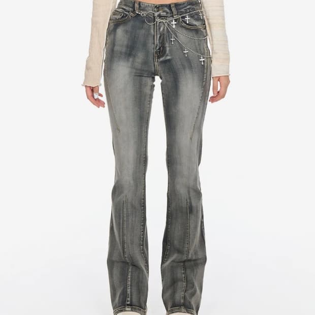 스키즘 인듀싱 boots cut jeans