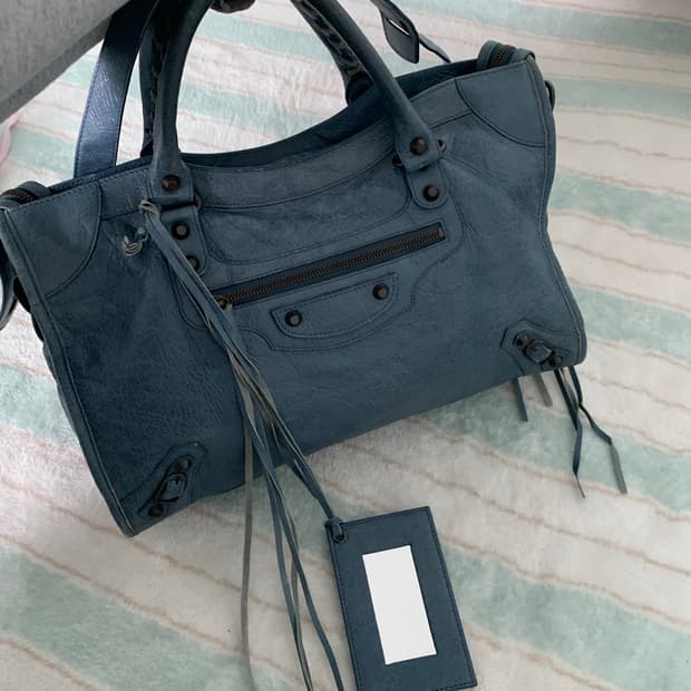 발렌시아가 모터백 시티백 미듐 정품