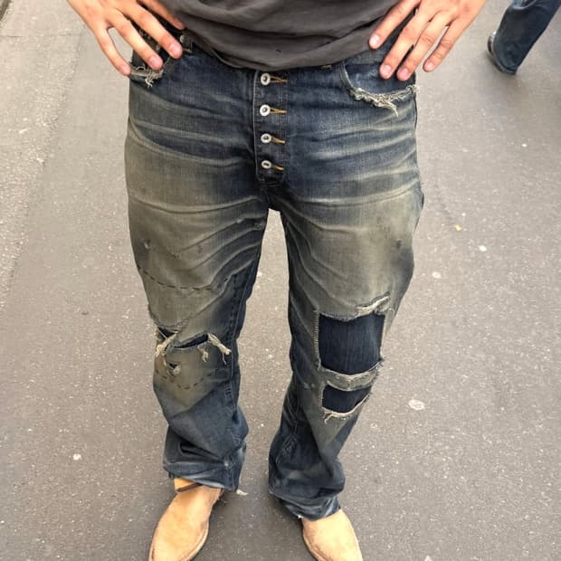 nofaithstudios dustland bootcut denim
