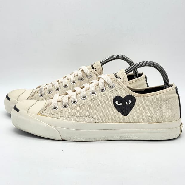  컨버스 X 꼼데가르송 플레이 잭퍼셀 화이트 (265) 