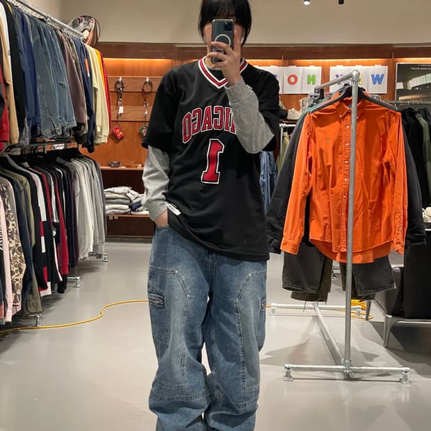 아디다스 X NBA 시카고 불스 반팔 져지