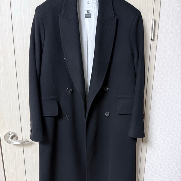 [3]폴리테루 23fw 더블코트 2.0 블랙