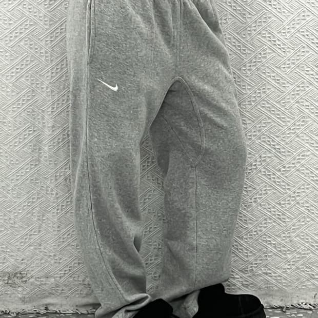 나이키 빈티지 베이직 기모 트레이닝 팬츠  L C06588