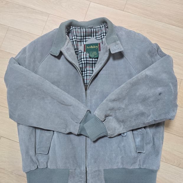 빈티지 스웨이드 가죽 자켓 XL