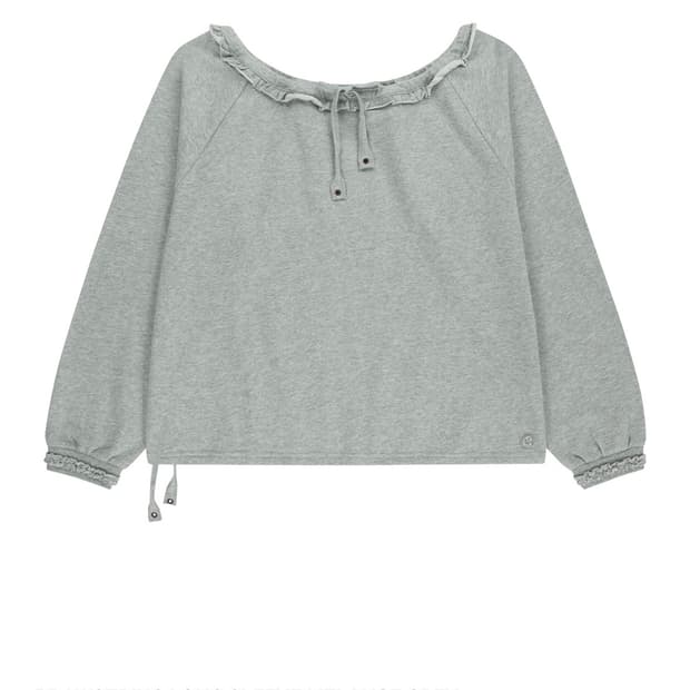 코이세이오 드로우 스트링 롱슬리브 그레이