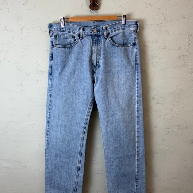 리바이스 505 빈티지 연청 데님팬츠