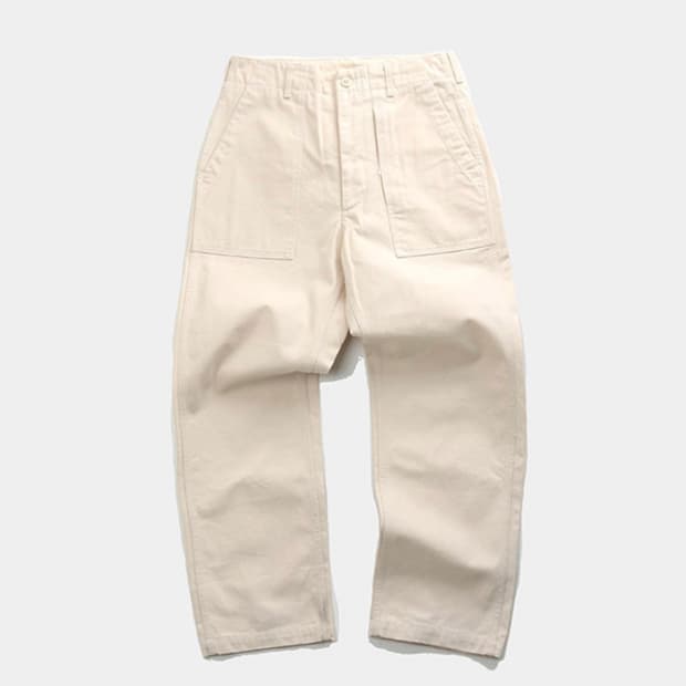 Engeered garments 에크루 퍼티그팬츠