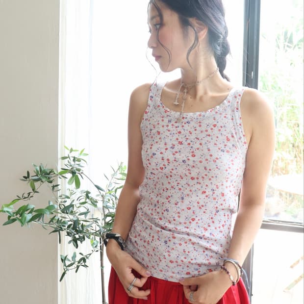 [45rpm] Petit Floral Tank Top