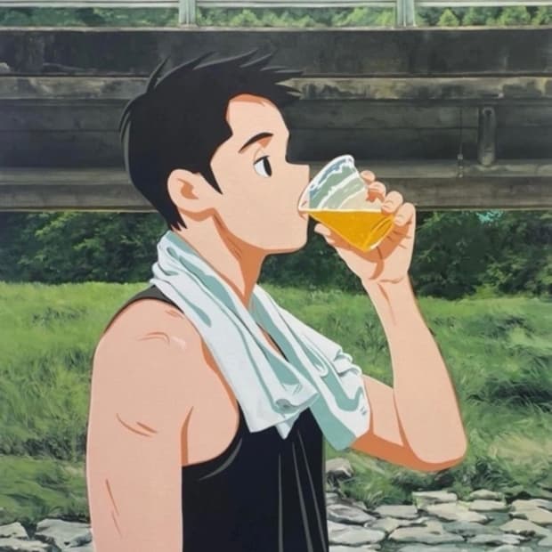 김정윤 작가 (여름방학) 포스터 