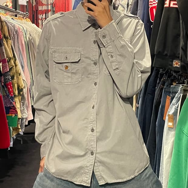 [IM] carhartt 칼하트 그레이  긴팔셔츠