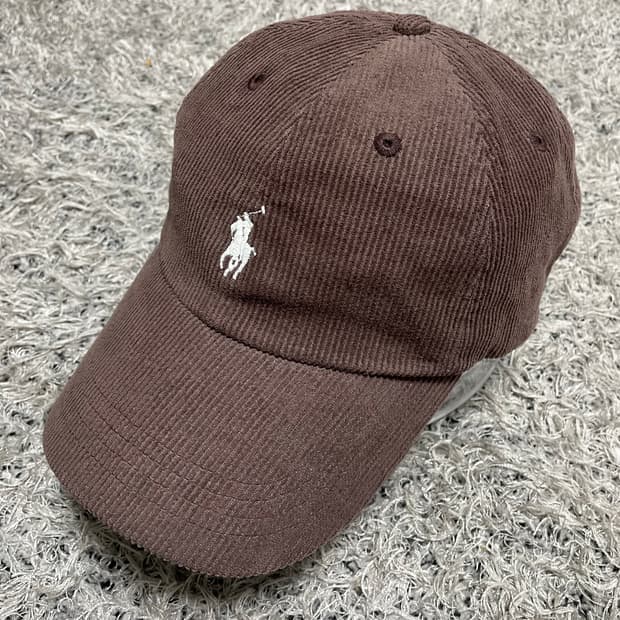 폴로Polo 화이트포니 초코 코듀로이 캡 Free