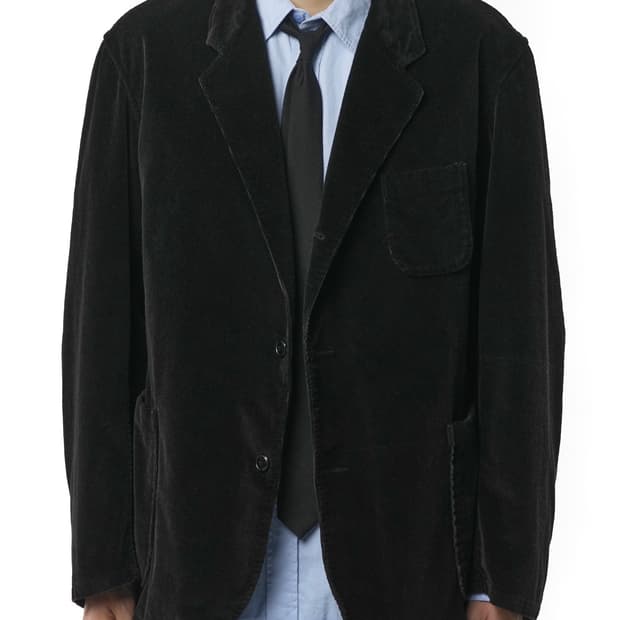 [M] Faded Corduroy Sports Coat black