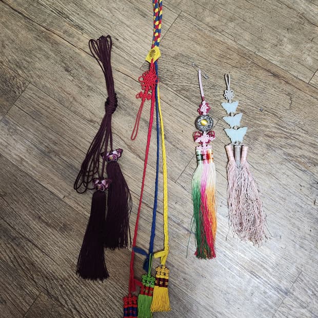 전통 매듭 공예품 모음 (4종)일괄