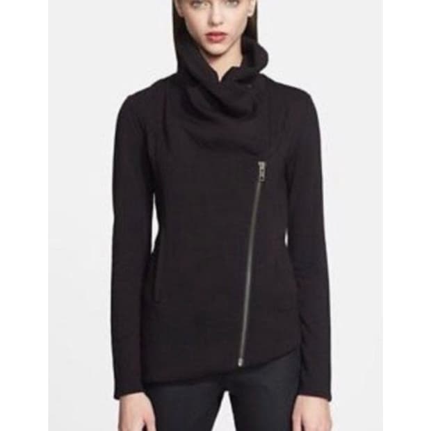 Helmut Lang 비대칭 니트 자켓