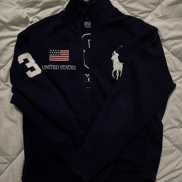 빅포니 성조기 집업