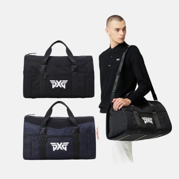 pxg 보스턴백(라이트웨이) 네이비