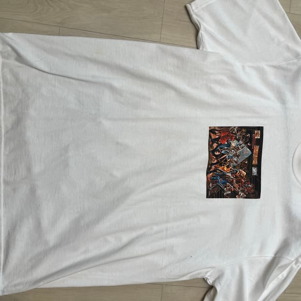 슈프림 x 어니 반스 티셔츠 화이트 - 25SS
