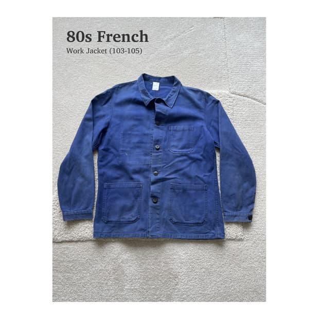 80s French Work Jacket (103-105)