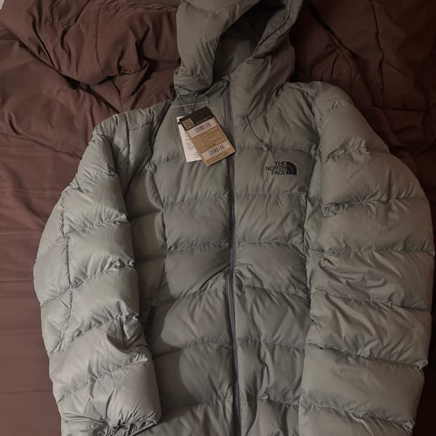 노스페이스 루타 다운자켓 라이트카키