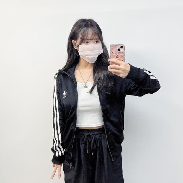 아디다스 파이어바드 트랙탑 져지 블랙