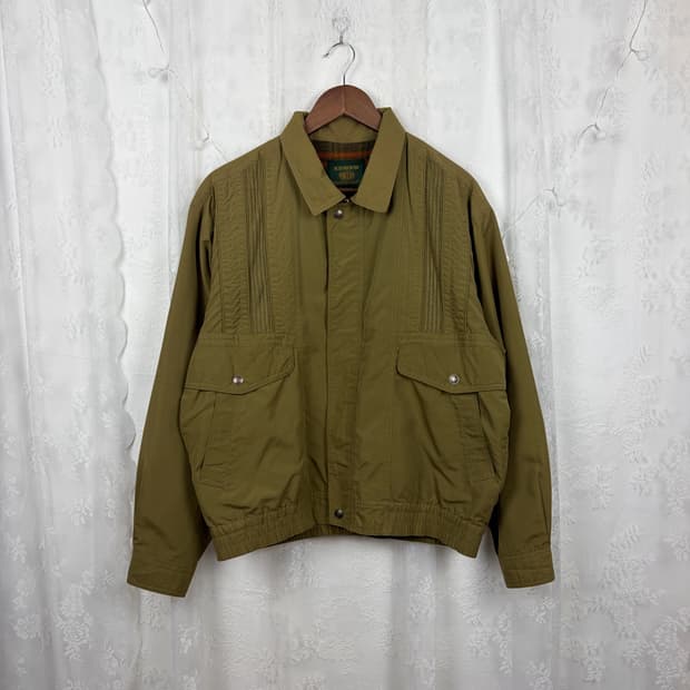 KD Room Vintage Olive Cropped Jacket